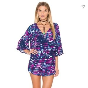 Michael Stars City Lights 3/4 Sleeve Romper